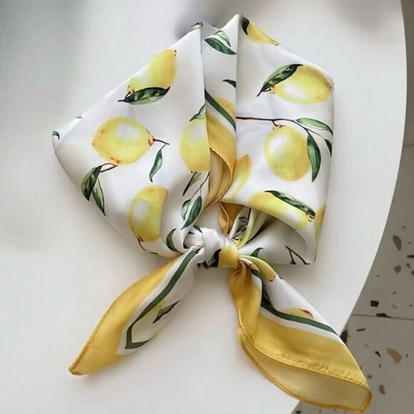 Anthropologie Accessories - lemon scarf S9